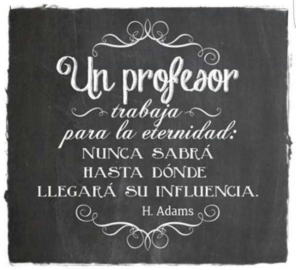 Feliz Dia del profesor