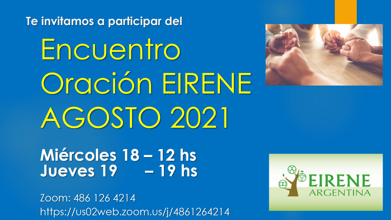 ENCUENTRO ORACION AGOSTO 2021