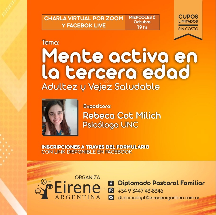 Charla 6/10/2021 MENTE ACTIVA